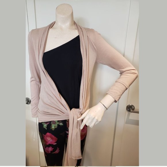 Seduction Long sleeve Cardigan with Lace back - Picture 1 of 3
